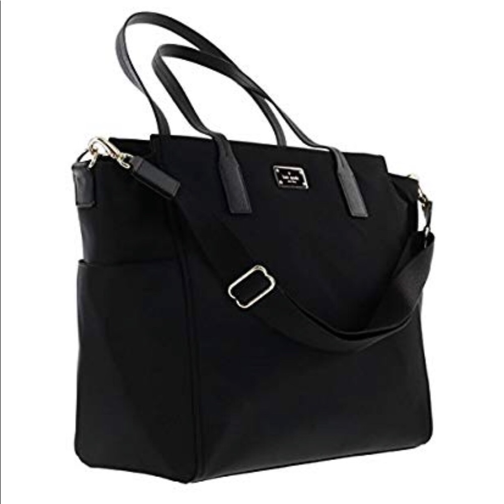 Kate spade nylon diaper bag with changing pad